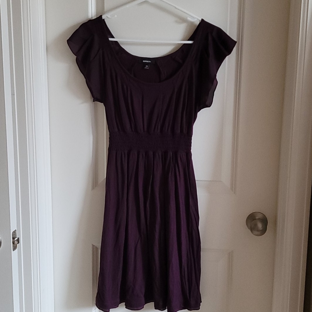 Purple Express babydoll dress